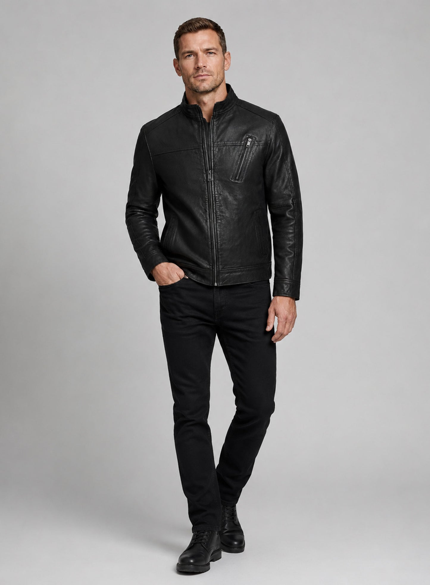 Jesse Lee Soffer Chicago P.D. Leather Jacket