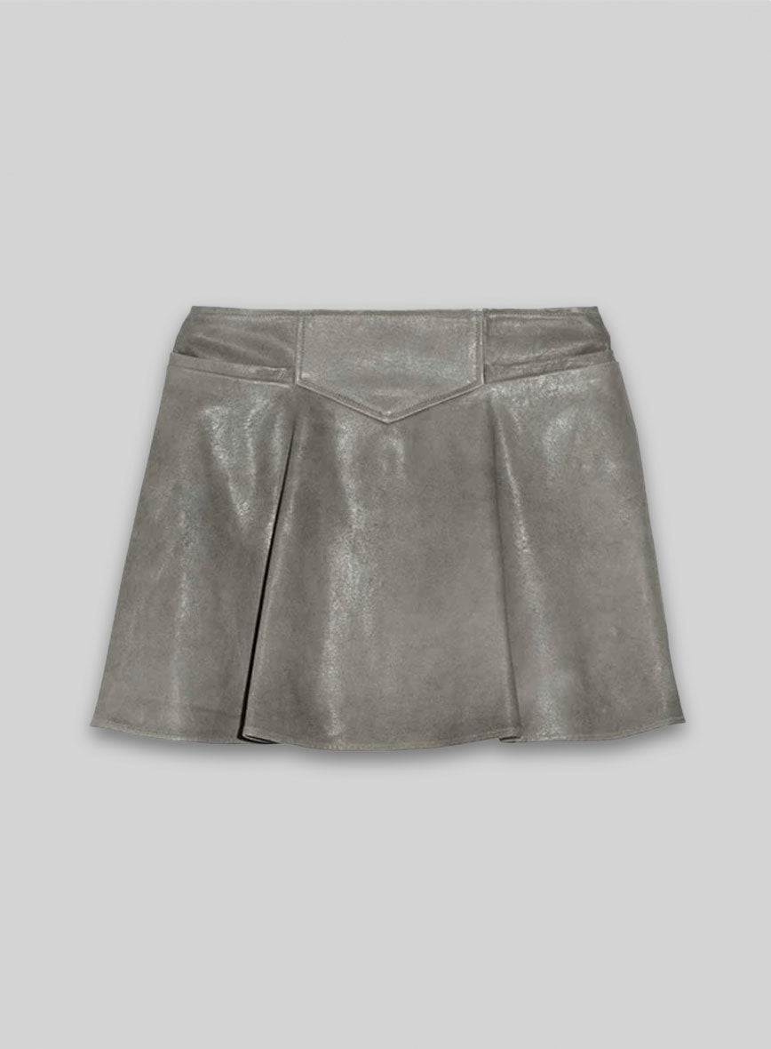 Jessy Flare Leather Skirt - # 194