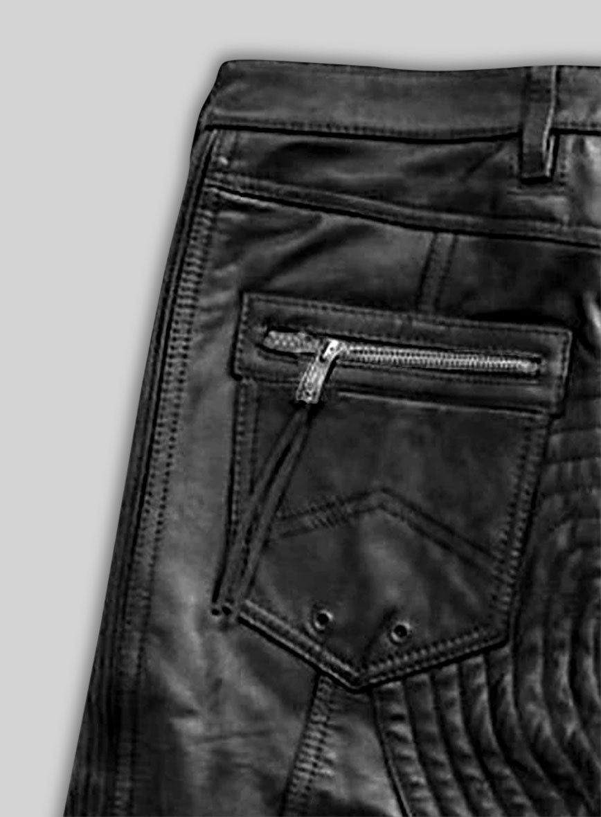 Leather Biker Jeans - Style #505
