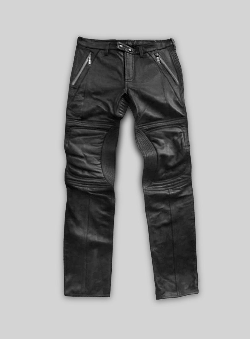 Leather Biker Jeans - Style #505