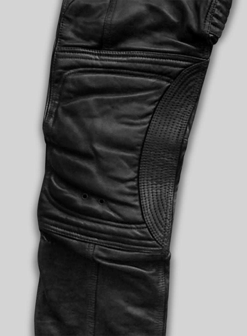 Leather Biker Jeans - Style #505