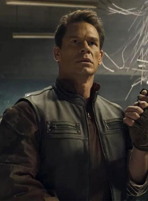 John Cena Hidden Strike Leather Vest - LeatherCult