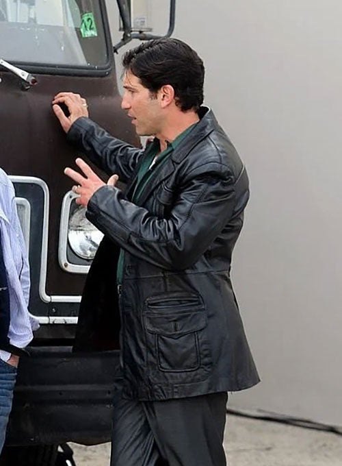 Jon Bernthal The Many Saints of Newark Leather Trench Coat