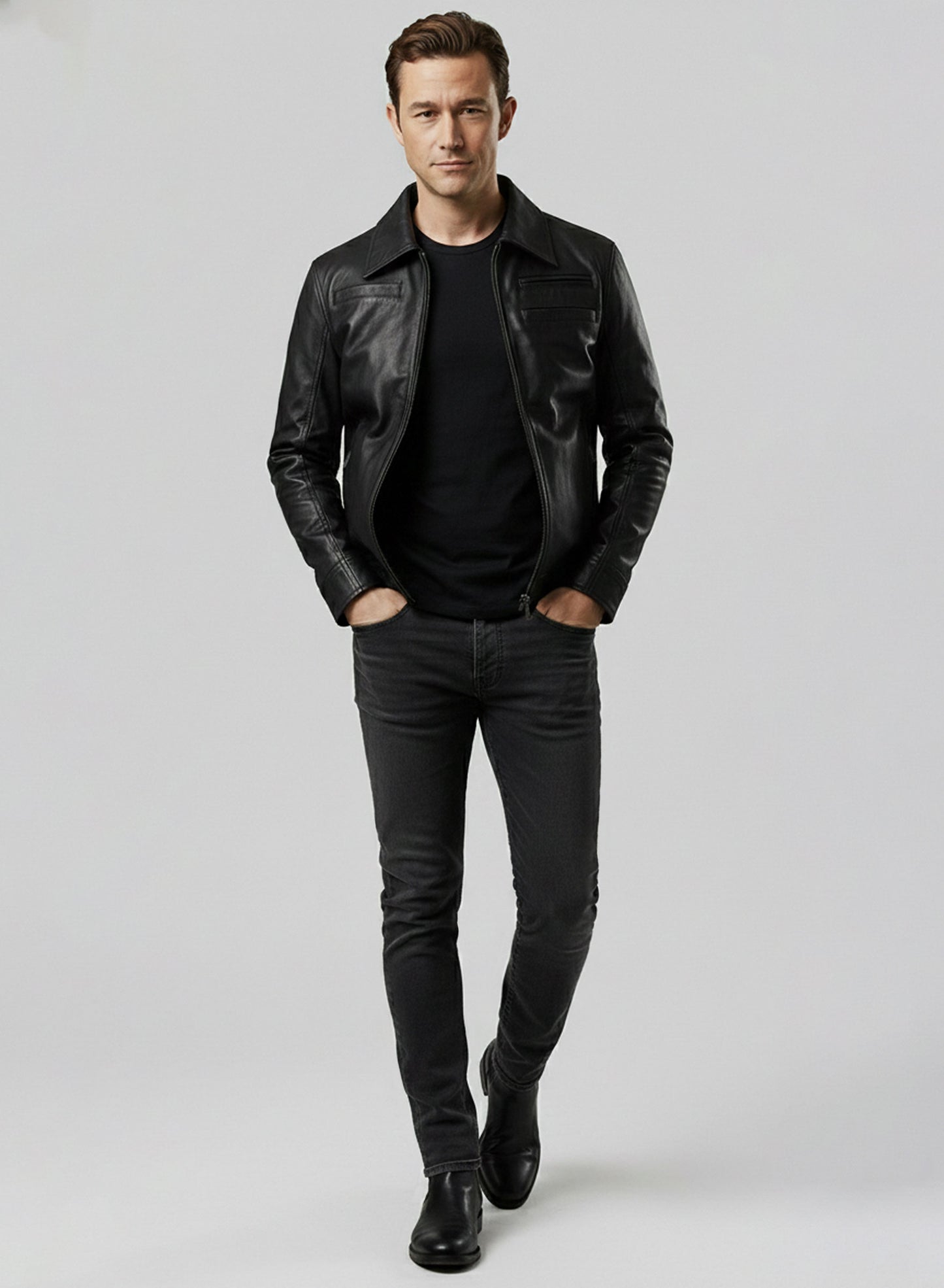 Joseph Gordon Looper Leather Jacket