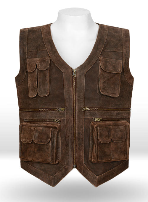 Chris Pratt Jurassic World Leather Vest - LeatherCult