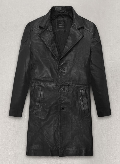 Karl Urban The Boys Leather Long Coat - LeatherCult