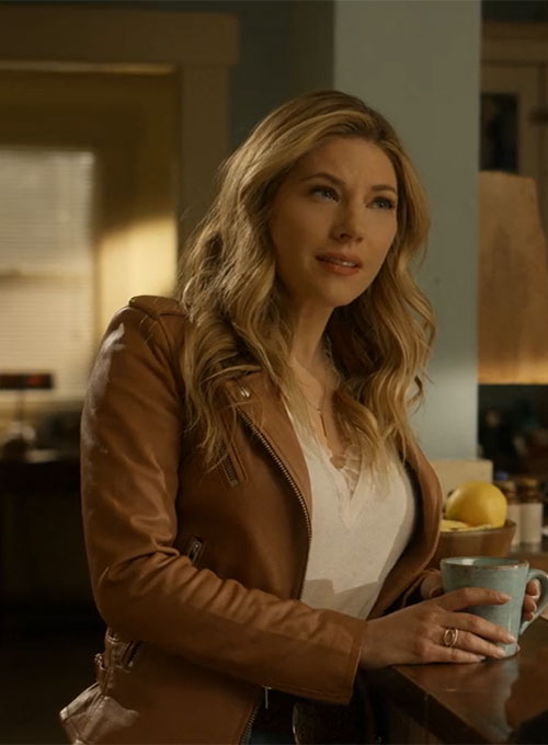 Katheryn Winnick Big Sky Leather Jacket - LeatherCult