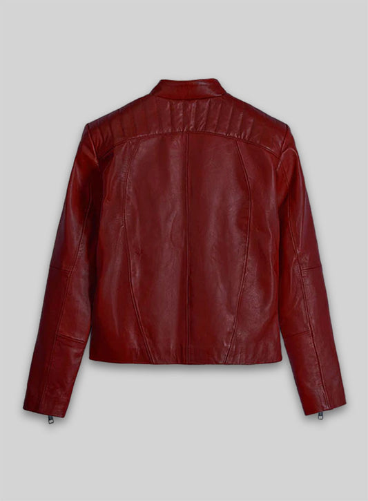 Kaya Scodelario Resident Evil Leather Jacket