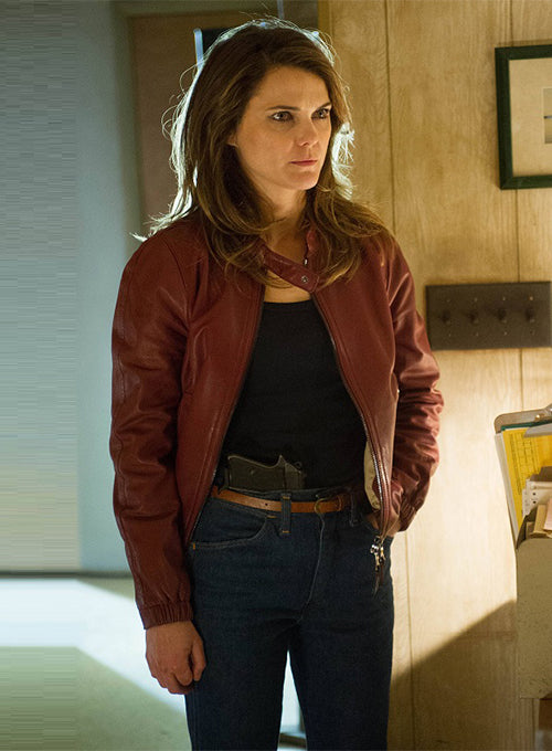 Keri Russell The Americans Leather Jacket - LeatherCult