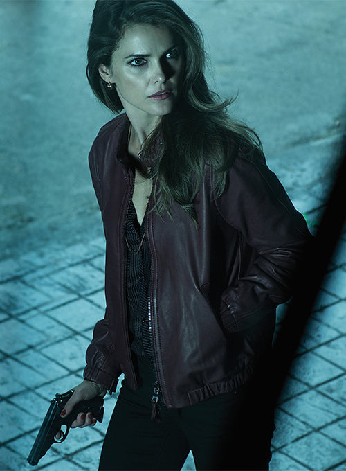 Keri Russell The Americans Leather Jacket - LeatherCult