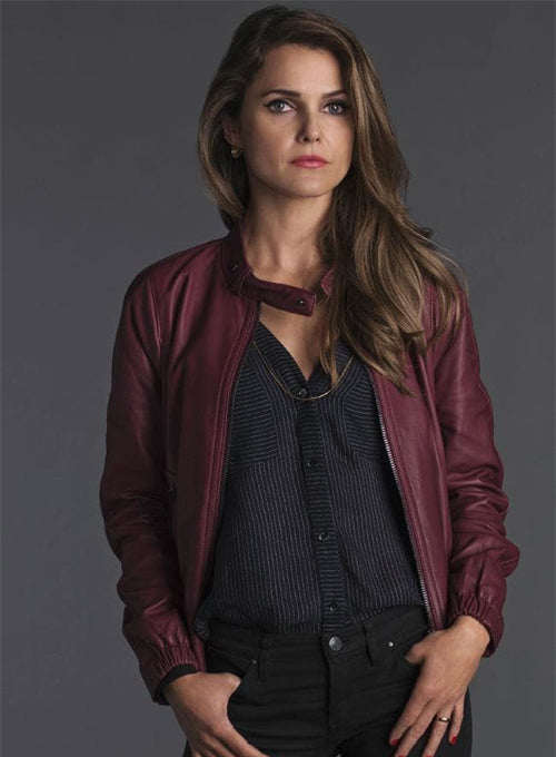 Keri Russell The Americans Leather Jacket - LeatherCult