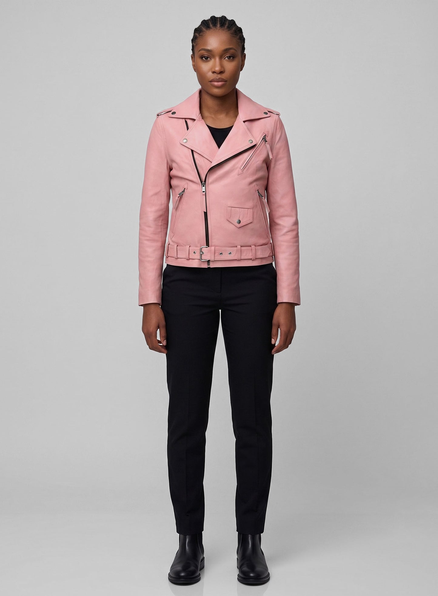 Kim Kardashian Leather Jacket #1