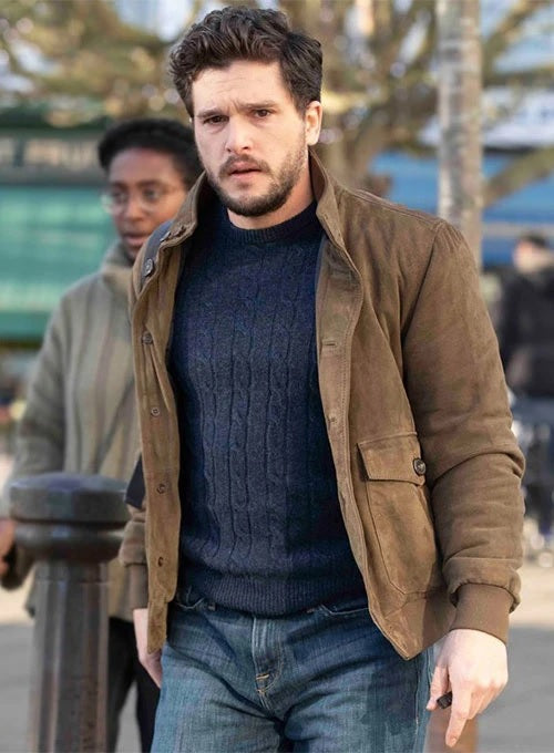 Kit Harington Eternals Leather Jacket - LeatherCult