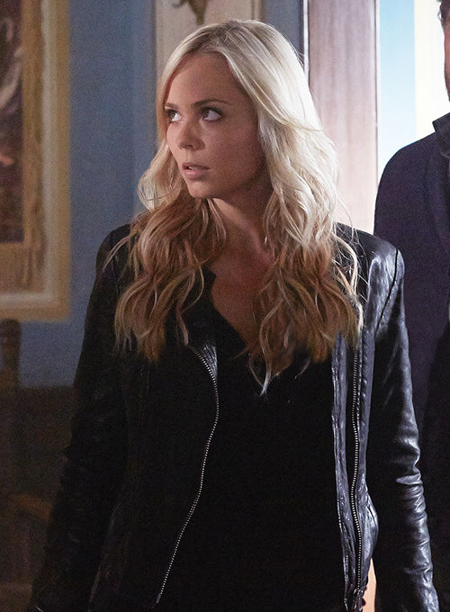 Laura Vandervoort Bitten Leather Jacket - LeatherCult