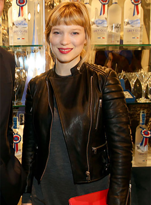 Lea Seydoux Leather Jacket - LeatherCult