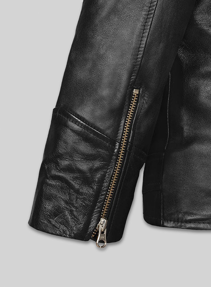 Pure Leather Biker Jacket #3