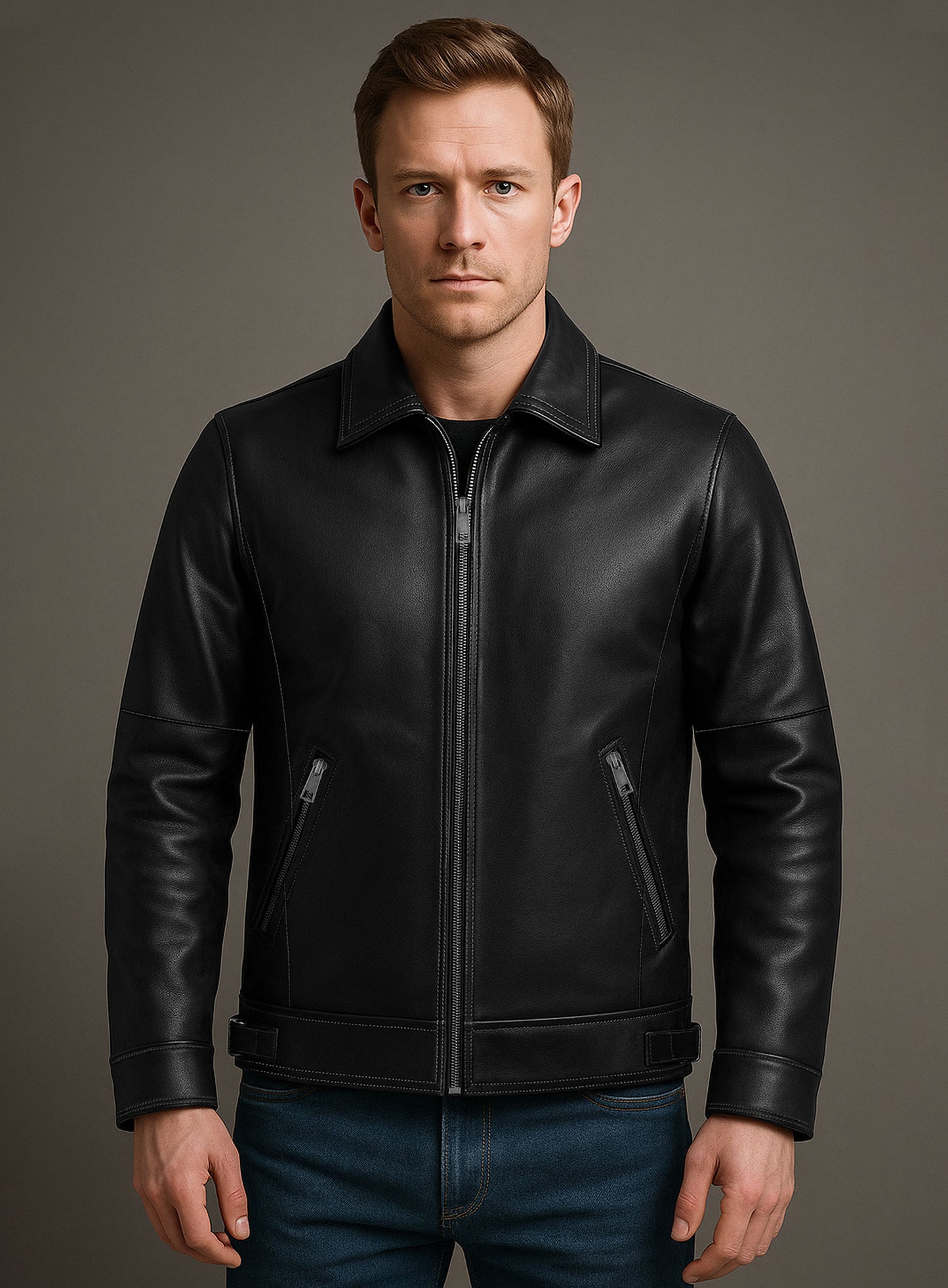Leather Jacket #904