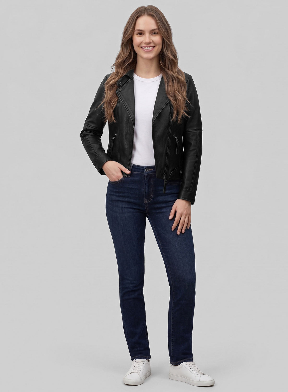 Leather Jacket # 223