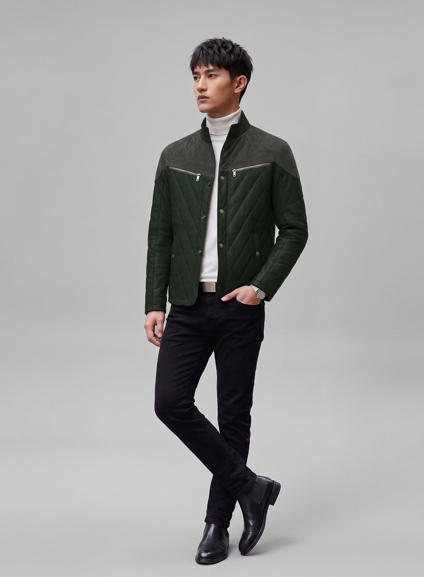 Leather Jacket # 635