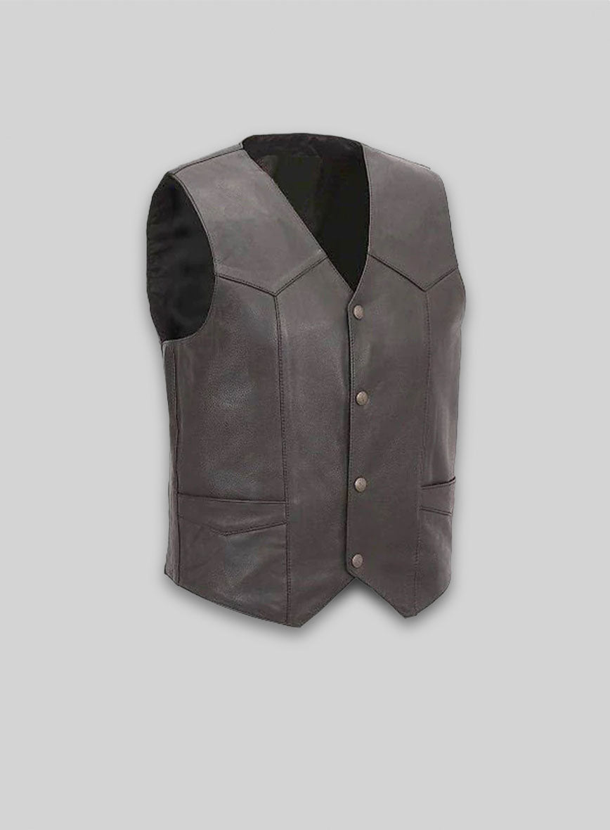 Leather Vest # 306