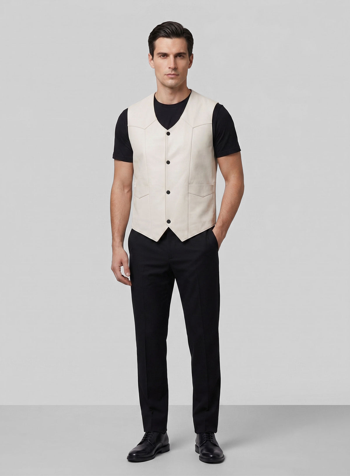 Leather Vest # 306