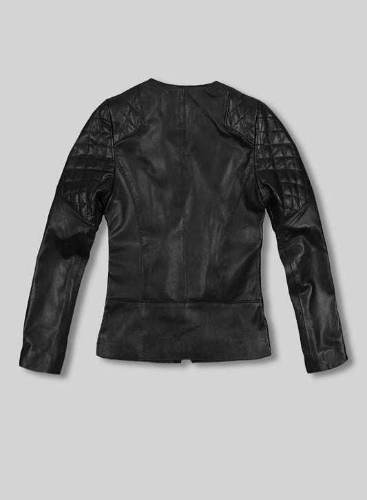 Leather Biker Jacket # 529