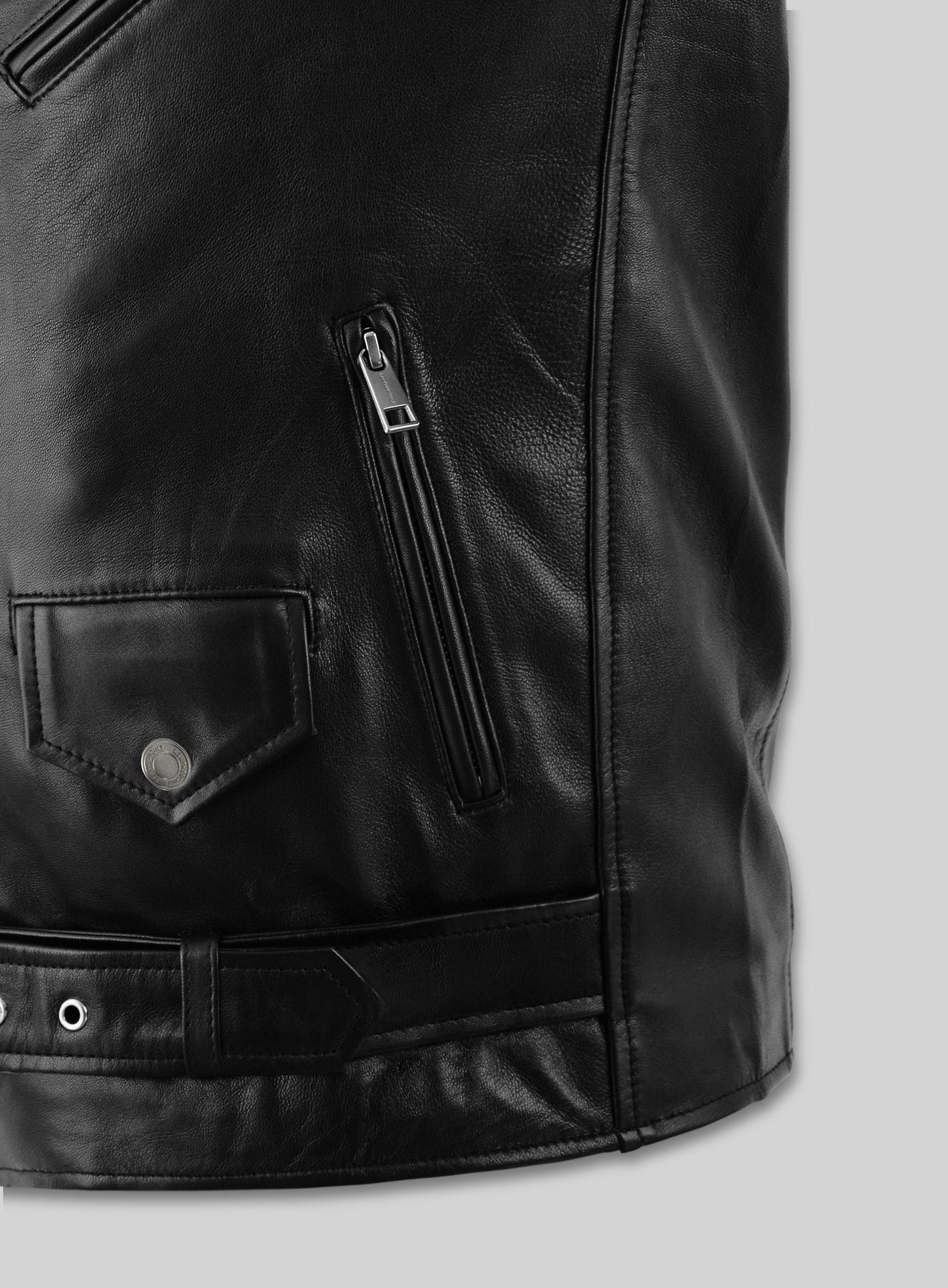 Leather Biker Jacket #1