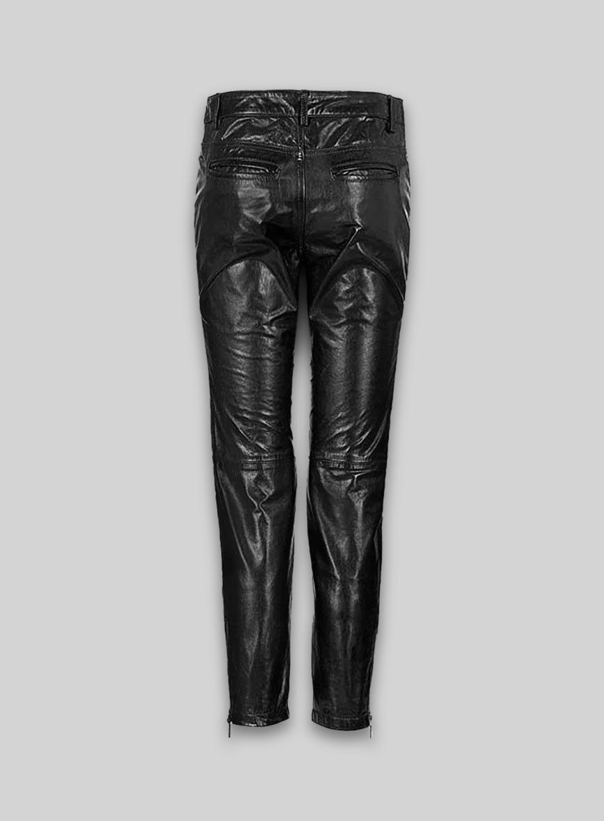 Leather Biker Jeans - Style #500