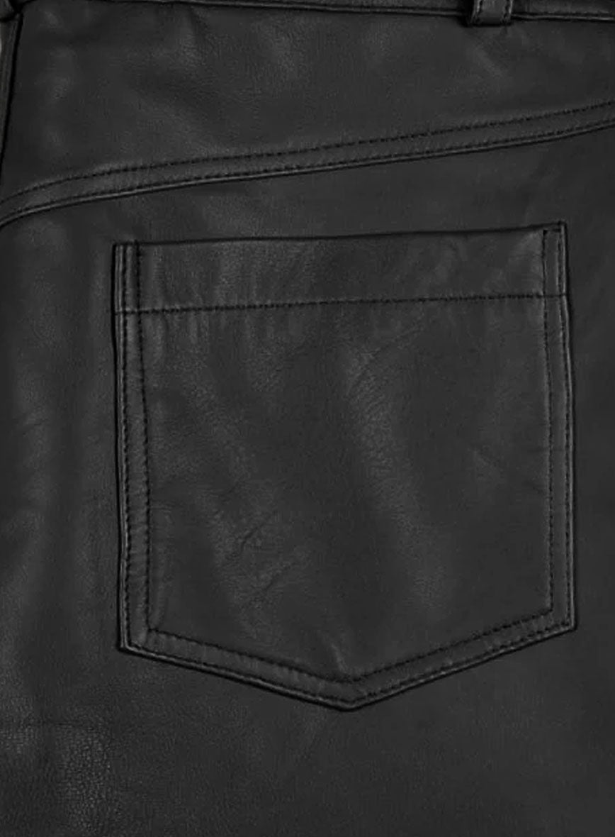 Leather Biker Jeans - Style #501