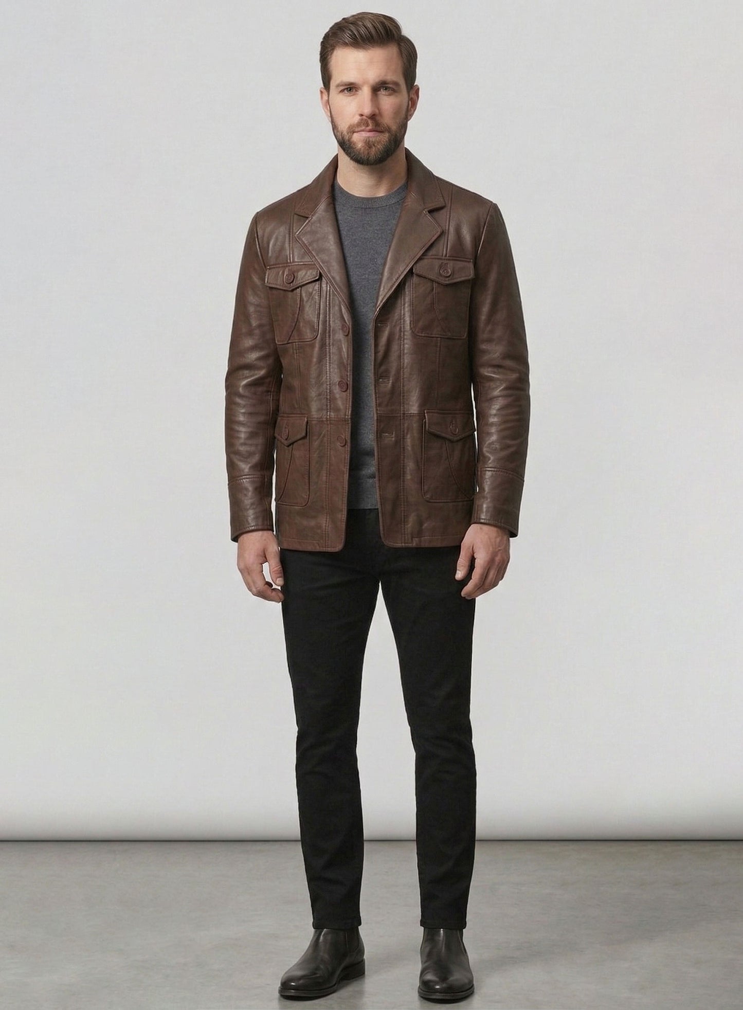 Leather Blazer - # 716