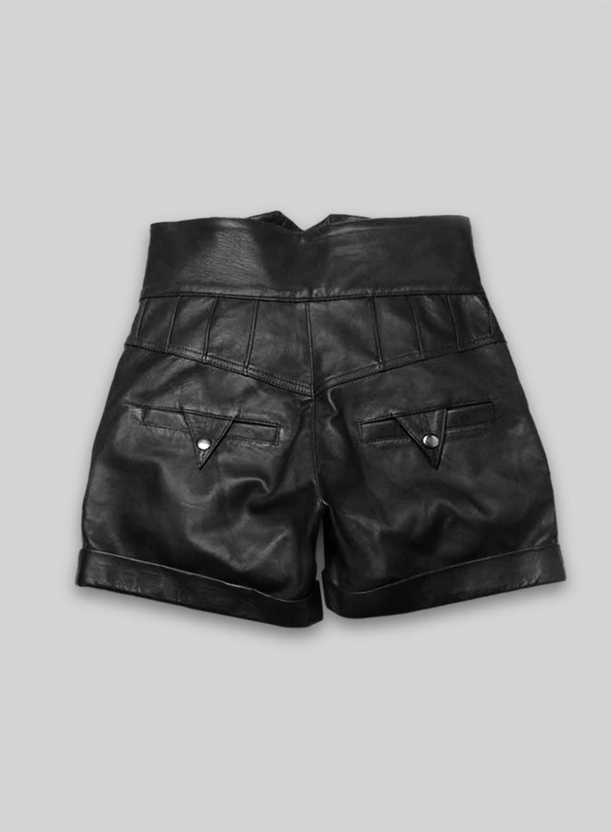 Leather Cargo Shorts Style # 358