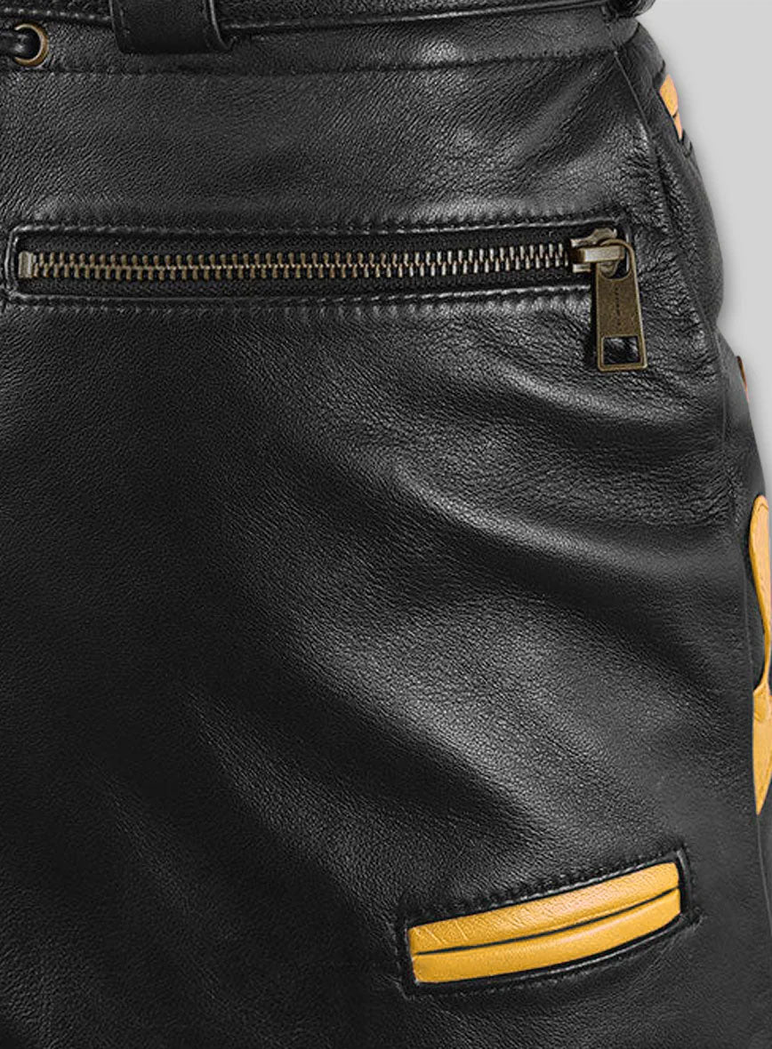 Leather Cargo Shorts Style # 364