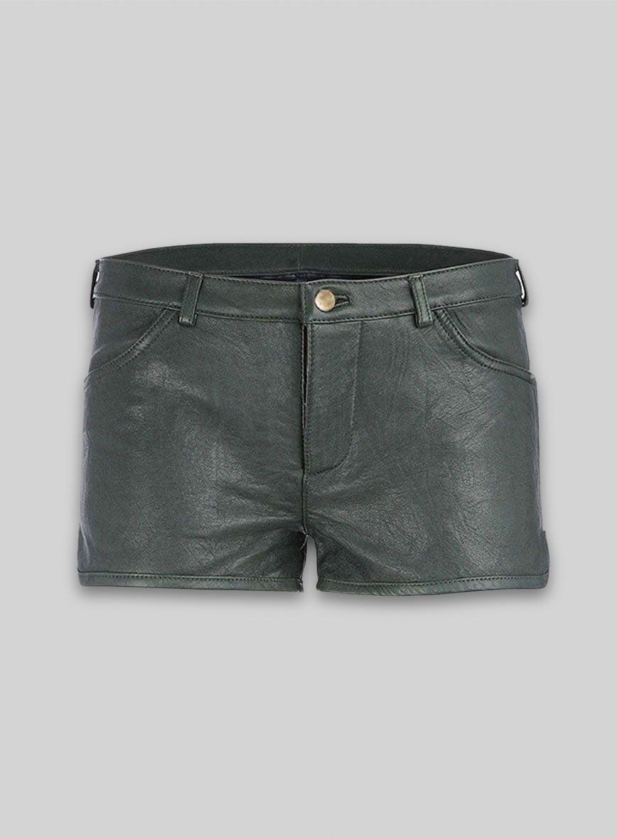 Leather Cargo Shorts Style # 371