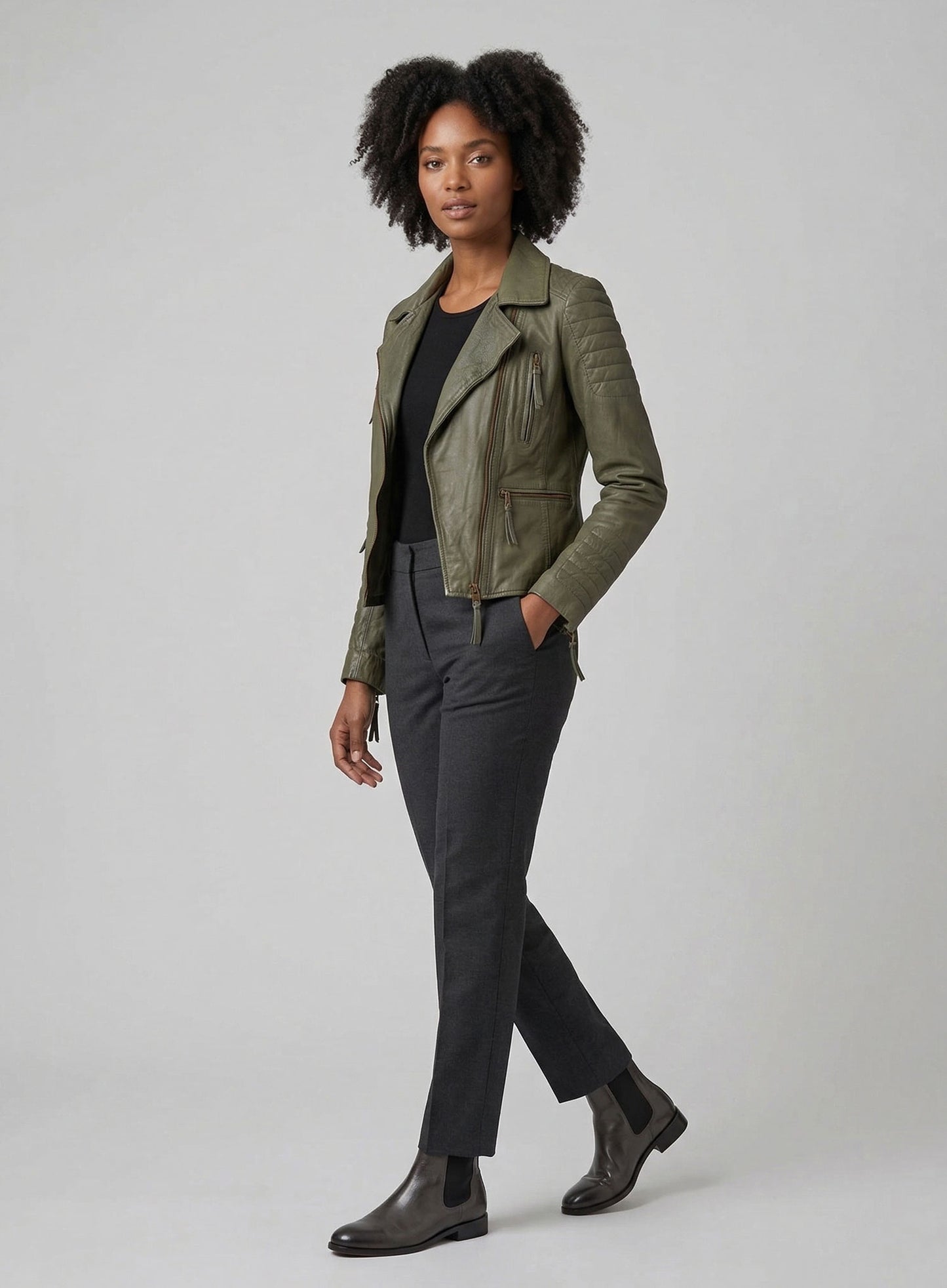 Leather Jacket # 255