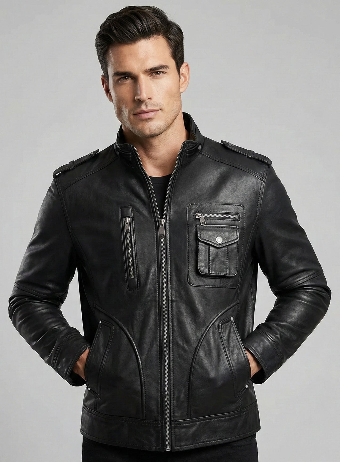 Leather Jacket #606