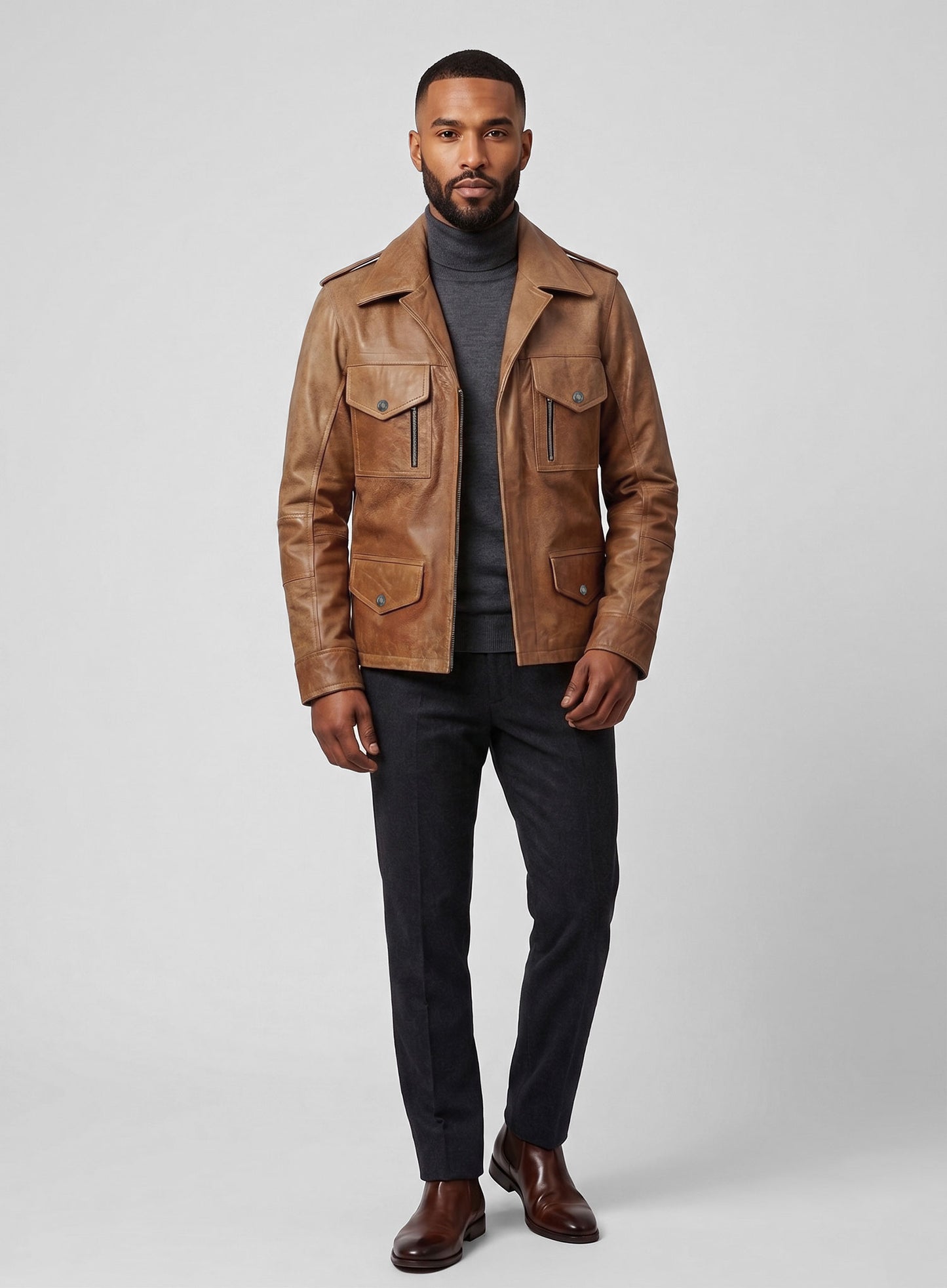 Leather Jacket # 621