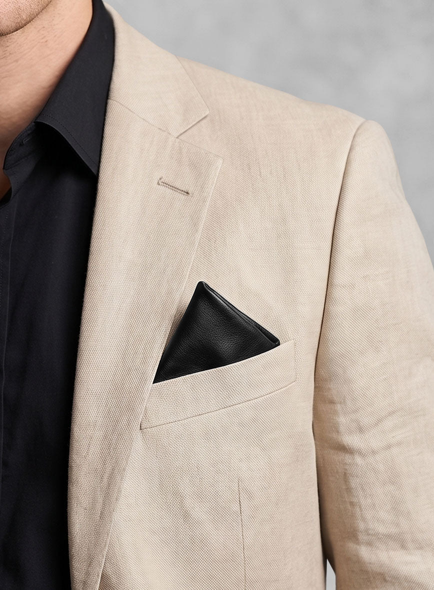 Leather Pocket Square