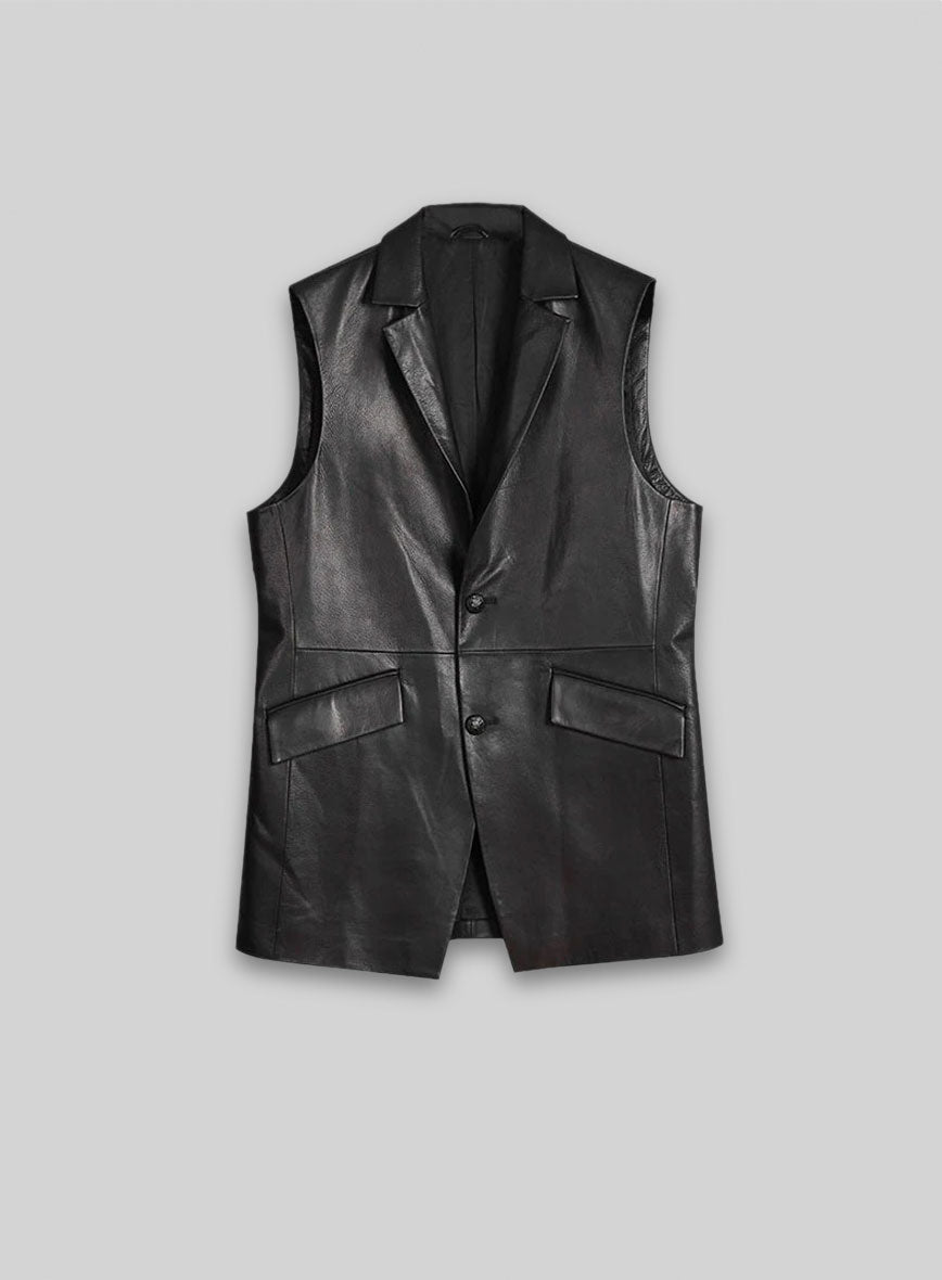 Leather Vest # 323
