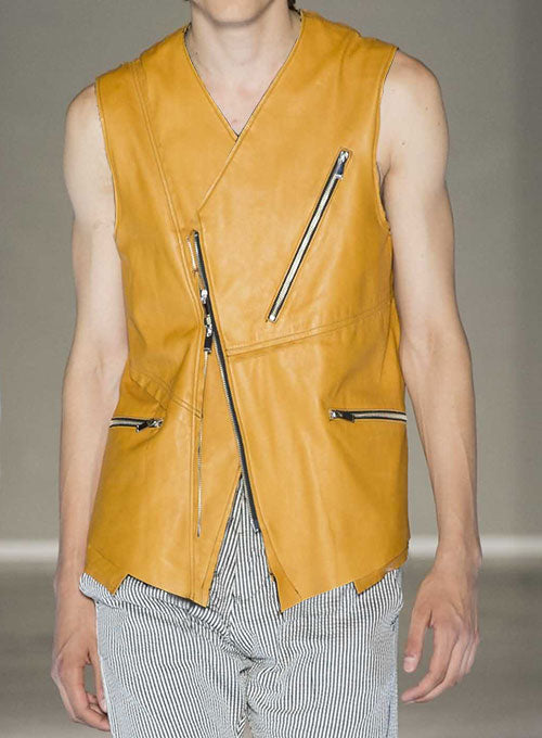 Leather Vest # 328 - LeatherCult
