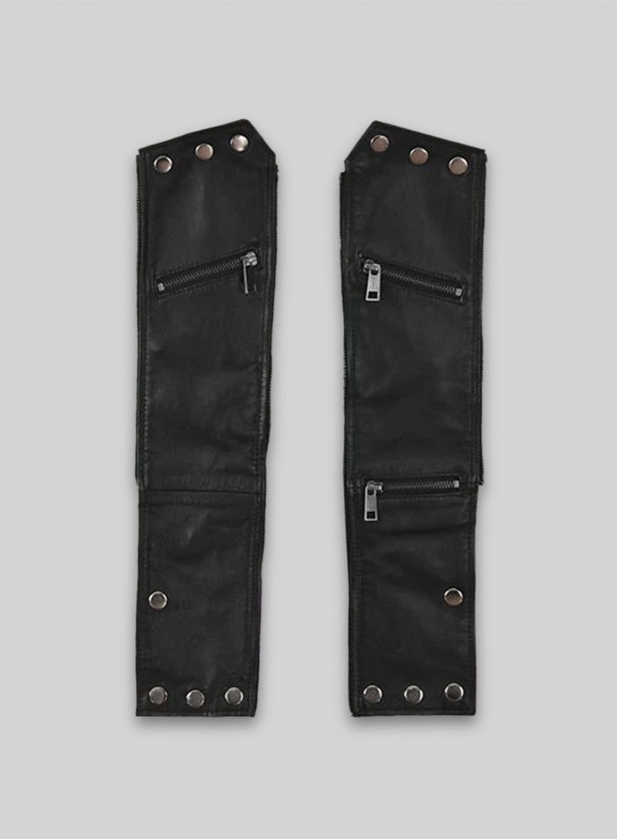 Leather Biker Vest # 333