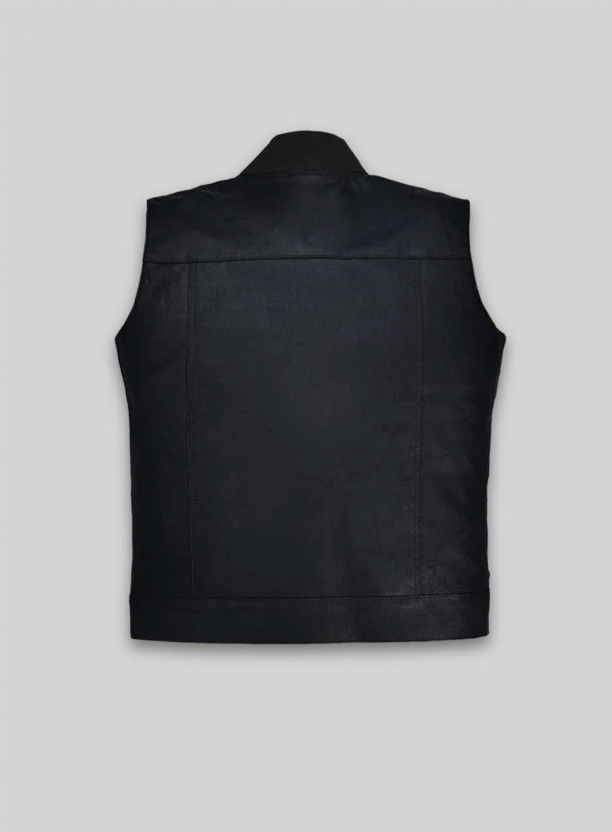Leather Vest # 348