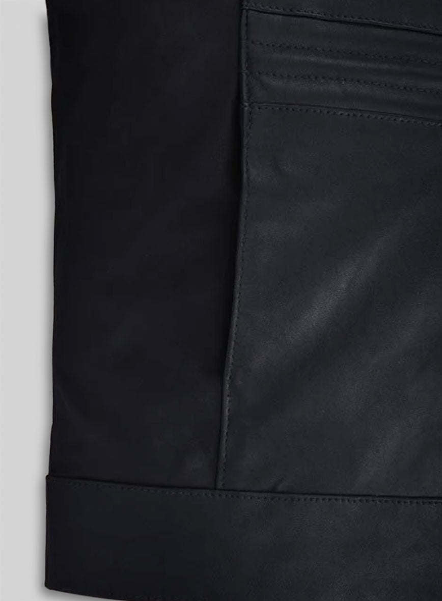 Leather Vest # 348