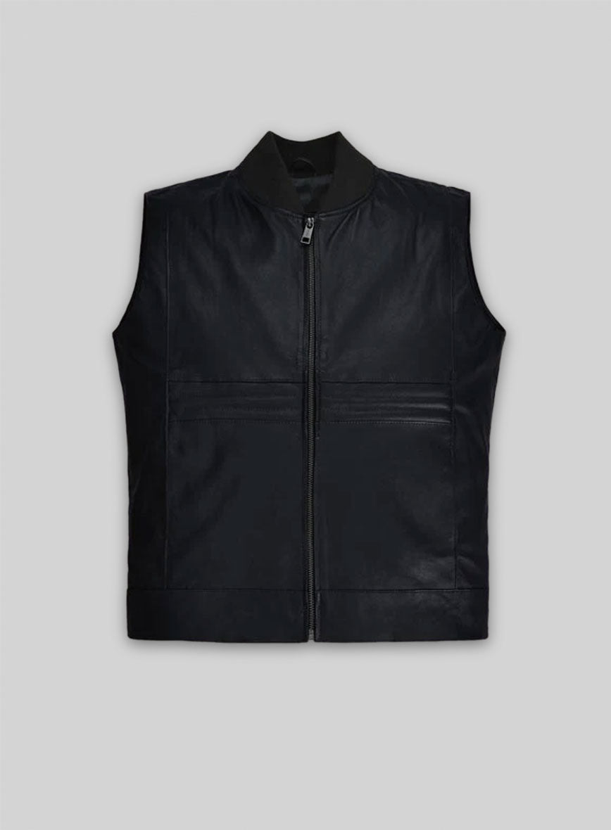Leather Vest # 348
