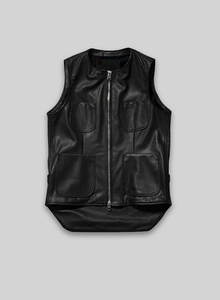 Leather Vest # 335