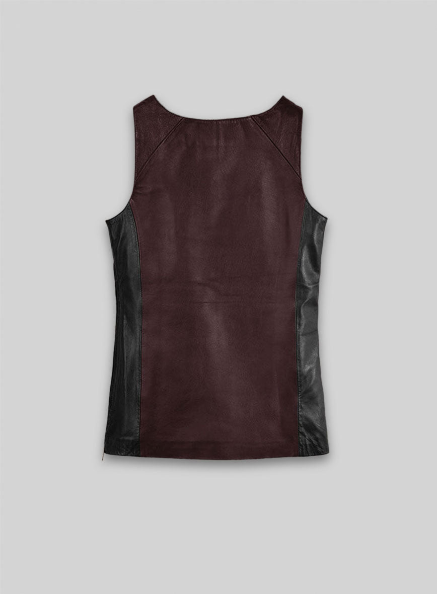 Leather Vest Tank Top