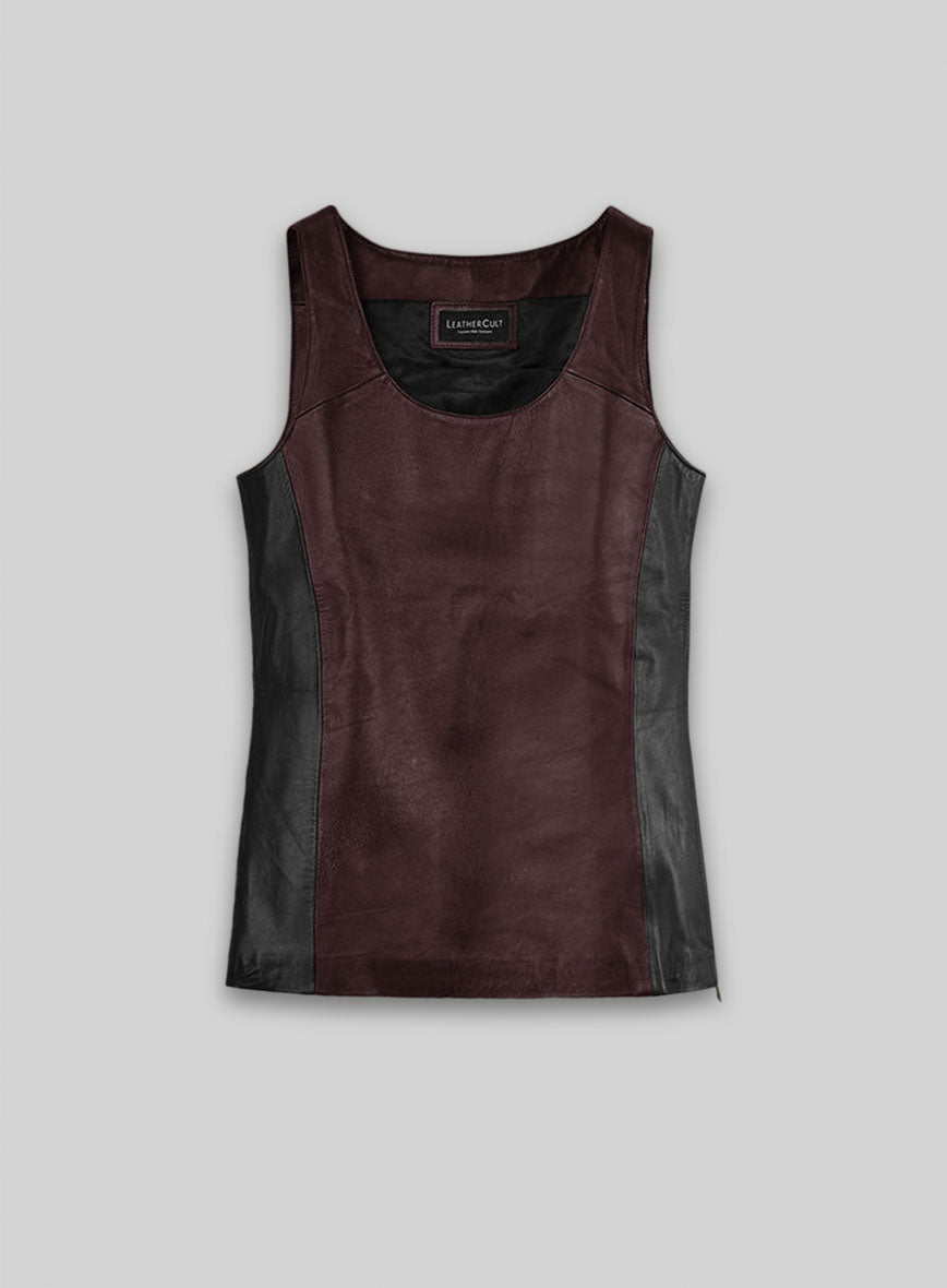 Leather Vest Tank Top