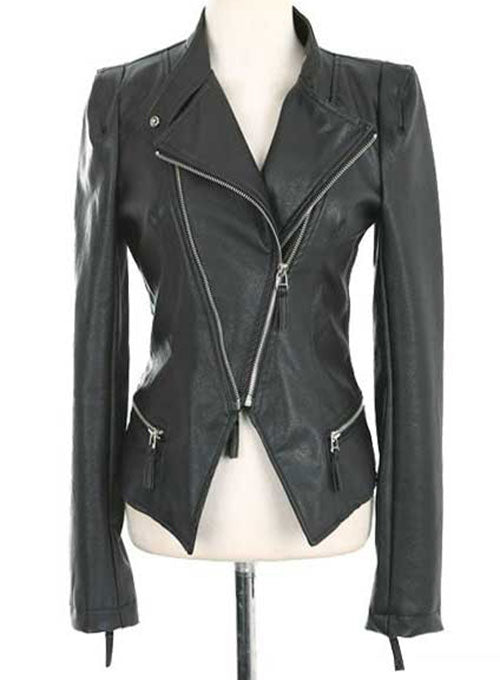 Leather Biker Jacket # 526 - LeatherCult