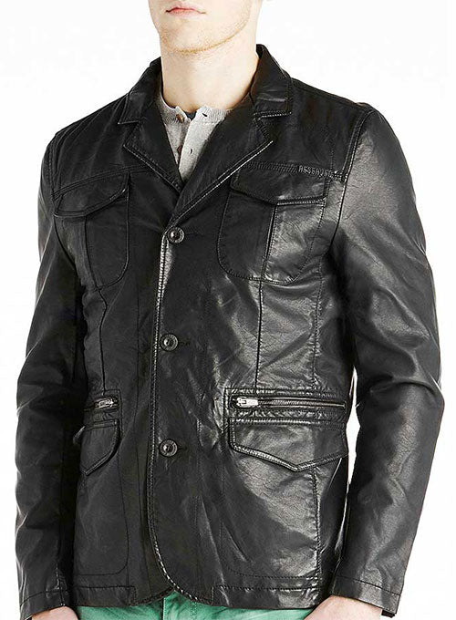 Leather Blazer # 612 - LeatherCult