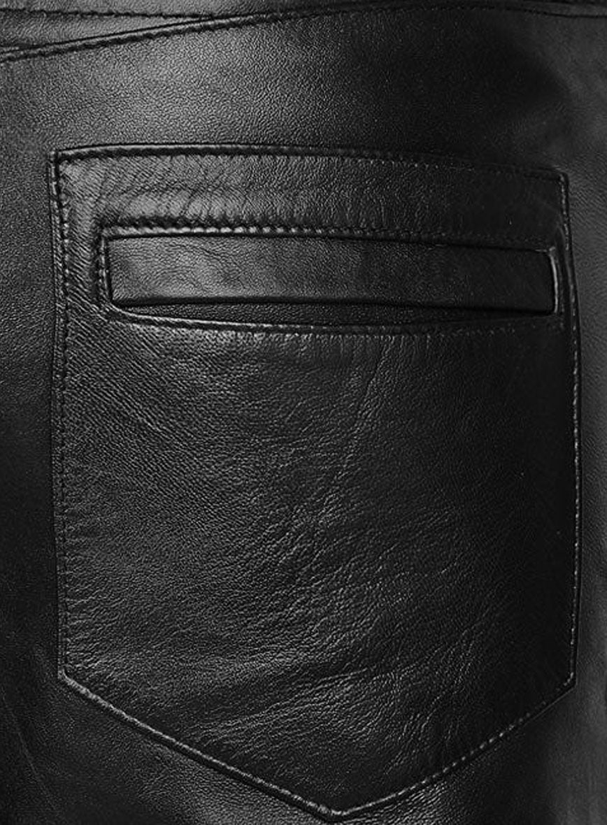 Leather Biker Jeans - Style #555