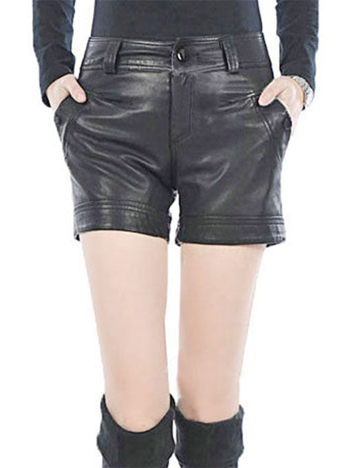 Leather Cargo Shorts Style # 367 - LeatherCult
